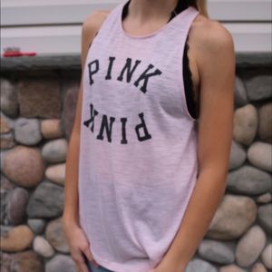 pink tank top womens xs